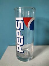 Pepsi Colourful Logo Glass Tumbler -Height 6 3/4"