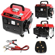 Petrol Generator Silent Portable 2 Stroke Engine Camping 2HP 4 Litre Fuel Tank
