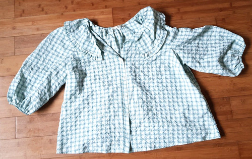 George aqua blue check large - george,