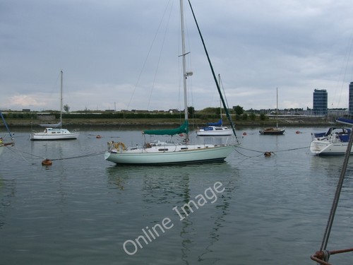Photo 6x4 boats the river - photo,