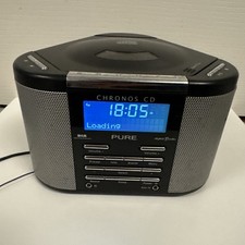 Pure Chronos CD DAB/FM/ Alarm Clock/ Radio With Mains Lead - Read Description
