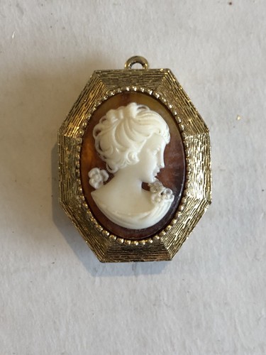Vintage luzier cameo - cameo, solid