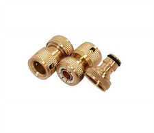 3pc Brass Connector Tap Set