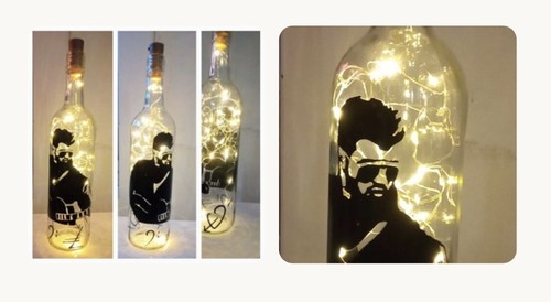 George michael led lit - , bottle