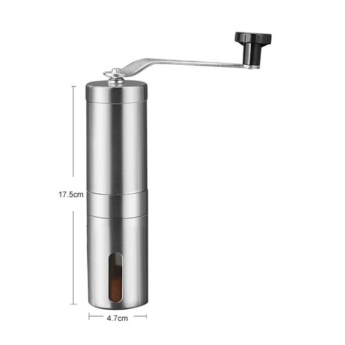 Stainless steel manual coffee - stainless,