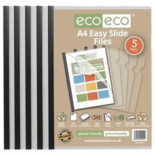 A4 Clip Bar Slide Binder Side Bound File Presentation Folder Clipbar ECO-ECO051 
