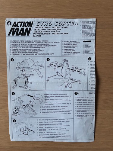 Action man vintage gyro - action,