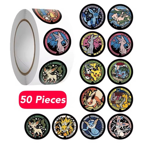 Pokemon stickers pack cute - pokemon, 50