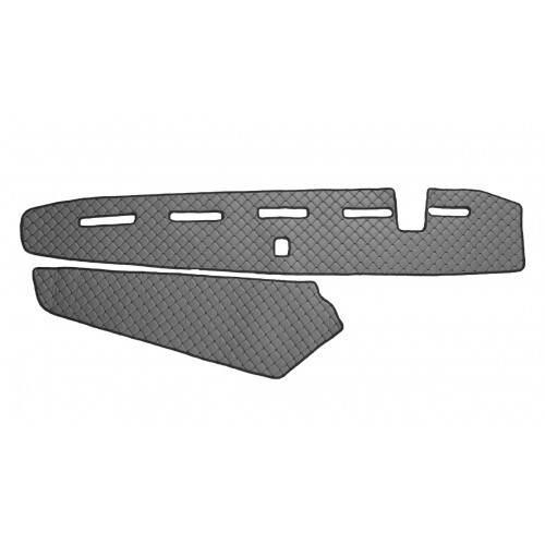 Eco leather grey dashboard - eco,