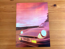 TVR S SERIES ORIGINAL CAR MAGAZINE ADVERT FRAMEABLE WALL ART IMAGE ( REVERSIBLE)