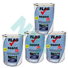 Roofix 20/10 20 (4 x 5) litre Roof & Gutter Repair, made by Flag Paints Ltd
