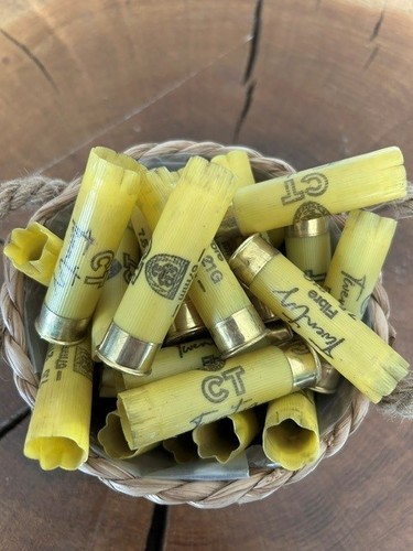 Spent shotgun cartridge cases - cartridge,