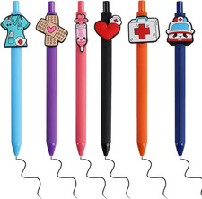 6 Pcs Cute Nurse Pens Funny