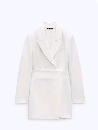 Zara woman white blazer dress - zara,
