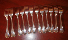 12 SILVER PLATED CHRISTOFLE