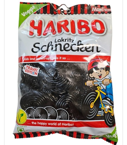 Haribo 425g lakritz schnecken - lakritz,