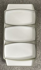 Vintage Robex Caleppio Serving / Snack Tray - light Green 1960s Mid Century 