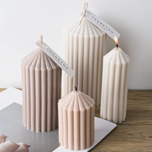 Silicone candle mold - candle,