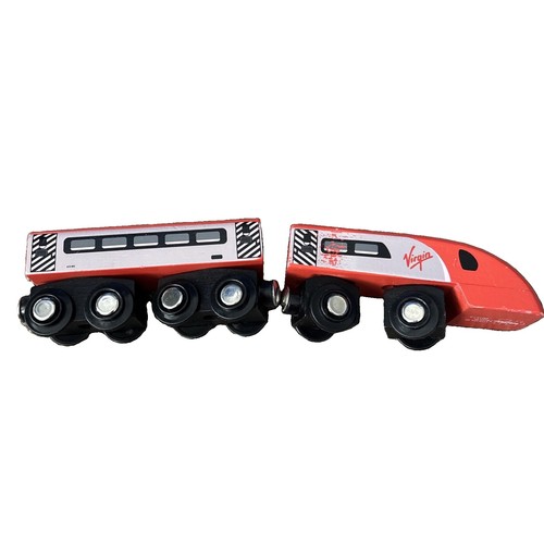 Bigjigs virgin train wooden - virgin,