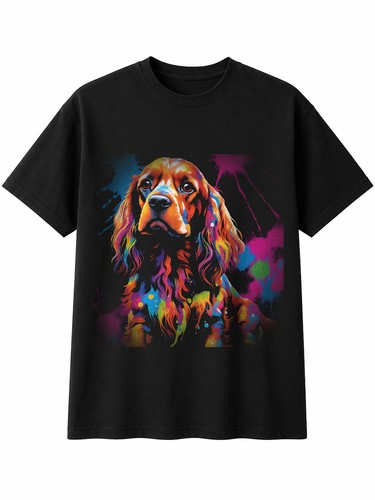 Splatter art cocker - cocker, in