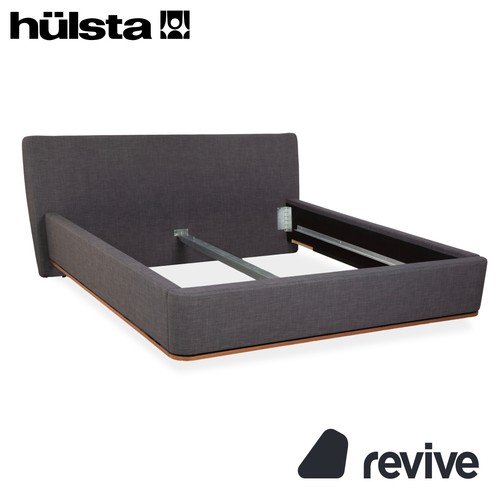 Hülsta fabric bed gray - fabric,