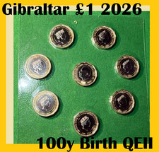 Gibraltar coin £1 pound 2026