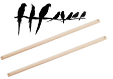 Caged Bird Natural Wood Wooden Cage Perch Stand Budgie Cockatiel Parrot Chickens