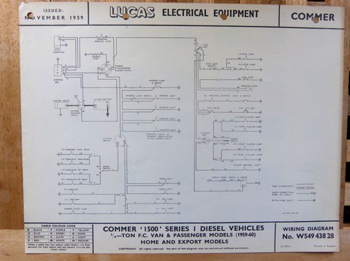 Original lucas commer 1500 - lucas,