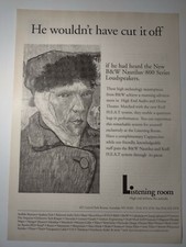 Listening Room B&W Nautilus 800 Series Loudspeakers 2002 Print Ad