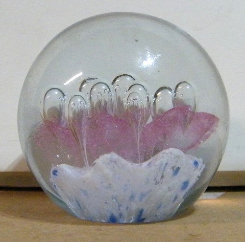 Paperweight orb flower - paperweight,