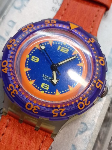 Vintage swatch watch scuba red - vintage,
