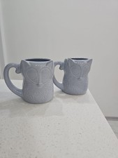 2x MUG FOX SHAPED LARGE