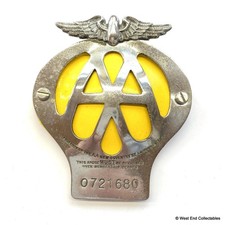 1945 - 1951 1940s AA Car Badge