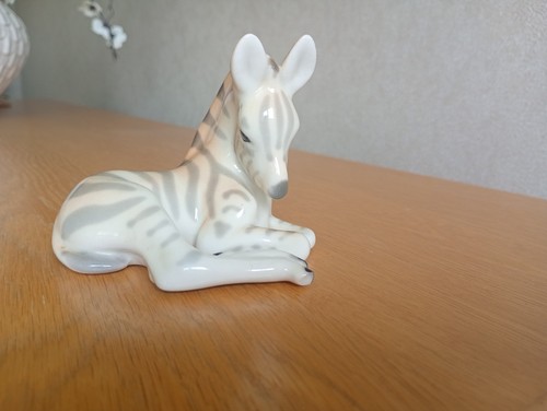Small zebra ornament grey - ornament, &