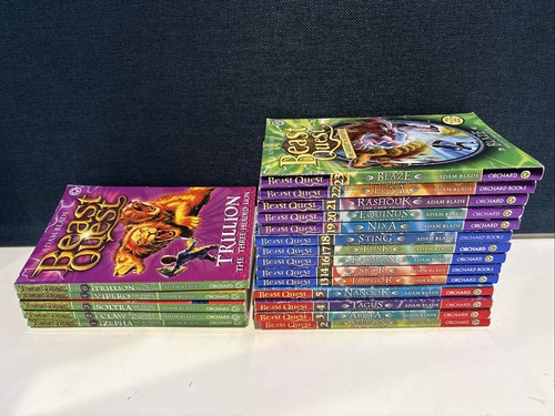 19x beast quest - quest, books