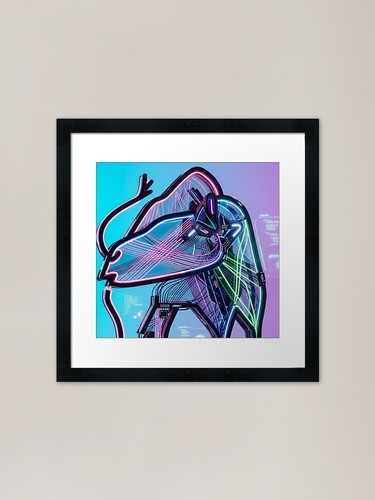 Futuristic direction framed - a,