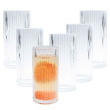 Striped Highball Glasses