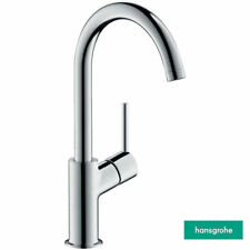 Hansgrohe Talis Chrome Basin Mixer Tap 210 With Fixed Spout & Push-Open Waste