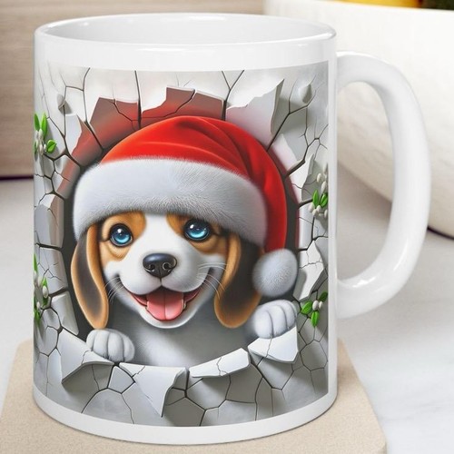 Beagle dog puppy - , xmas