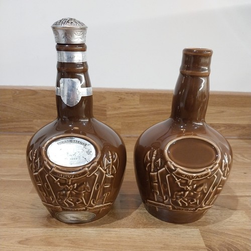 Vtg pair spode pottery - vtg, whisky