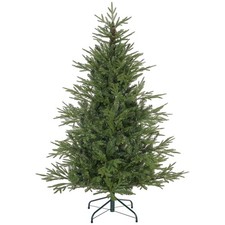 HOMCOM 5ft Artificial Christmas Tree w/Hinged Branches  , Refurbished