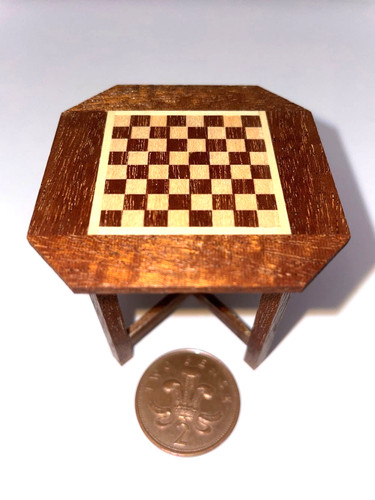 Dolls house chess - chess, inlaid