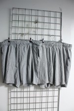2 x Cotton Traders Mens Jogging Shorts Bundle - Grey - Size 2XL XXL (e15)