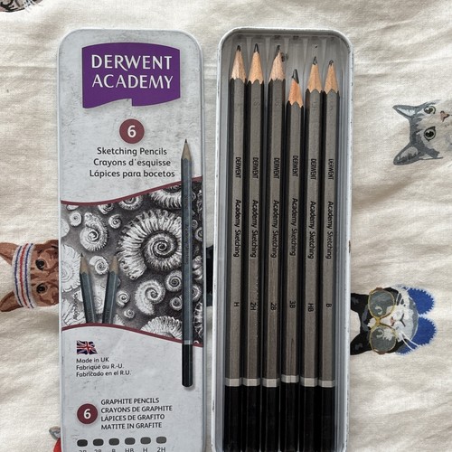 Derwent academy tin - of, 6