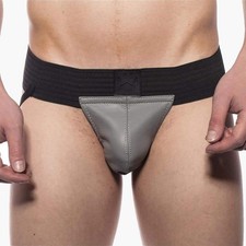 Genuine Leather Pouch Jock