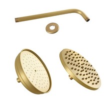 Antique Brass 8-inch Round