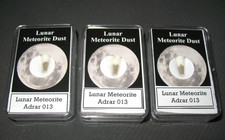 Lunar meteorite moon rock dust vial in display case - Adrar 013 one per bid