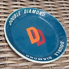 Old Double Diamond Lager Ceramic Pub Ashtray by Royal Alma Made in England