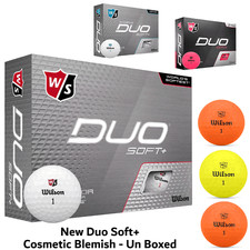 WILSON DUO SOFT  GOLF BALLS *NEW UNBOXED* COSMETIC BLEMISH WILSON GOLF BALLS