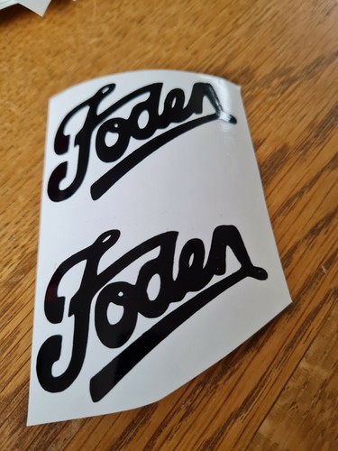 Foden black vinyl - , decals